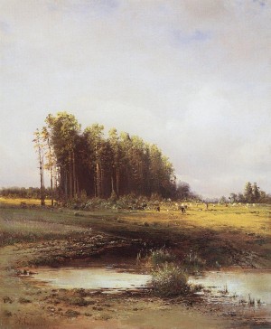 Landscape with trees